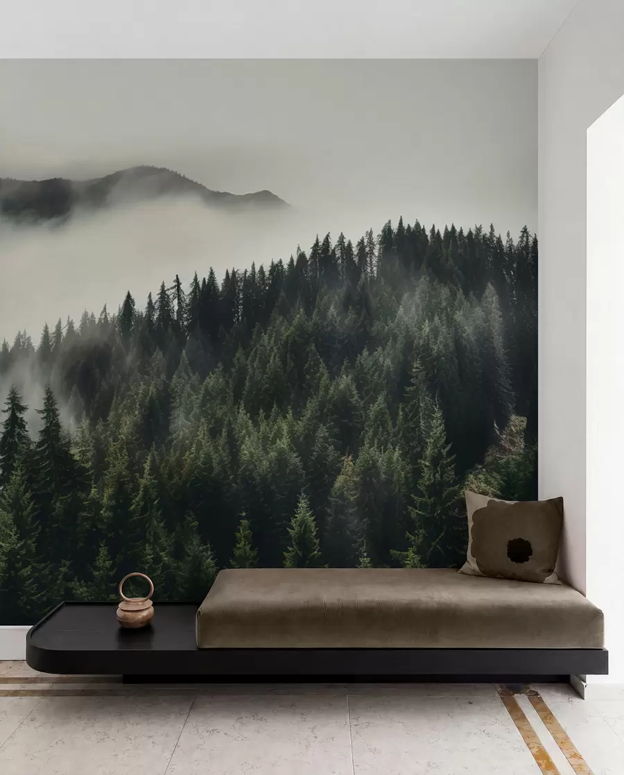 wall murals Mountain landscape and peace u96027