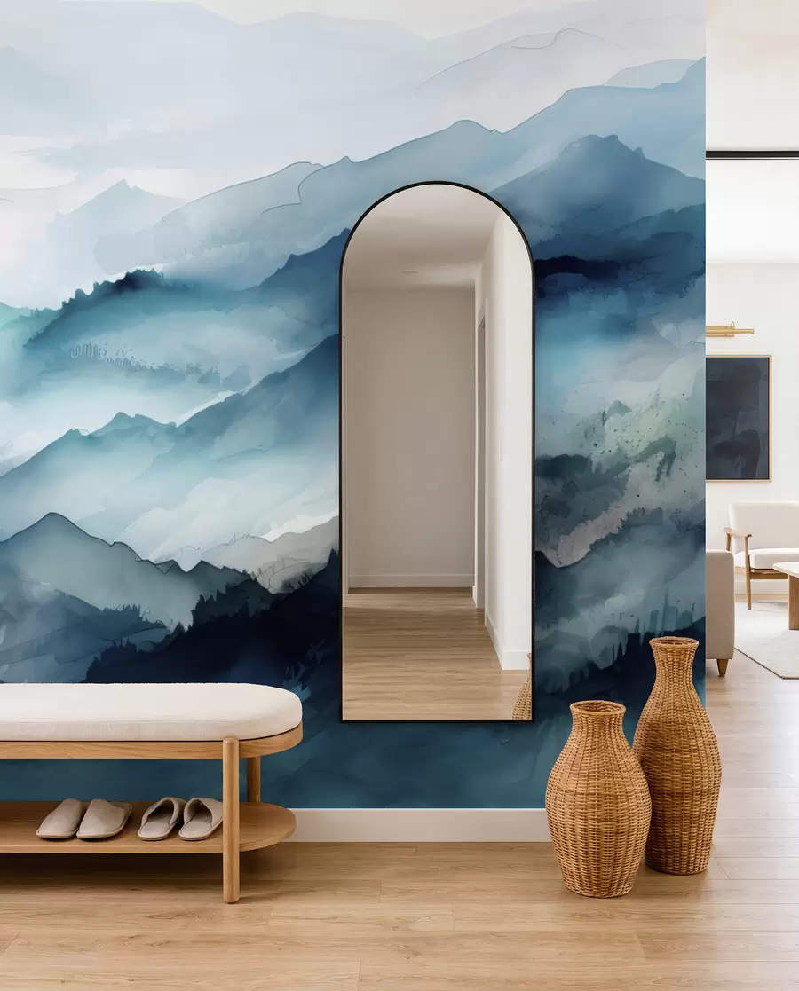 wall murals Mountain landscape charm u96032