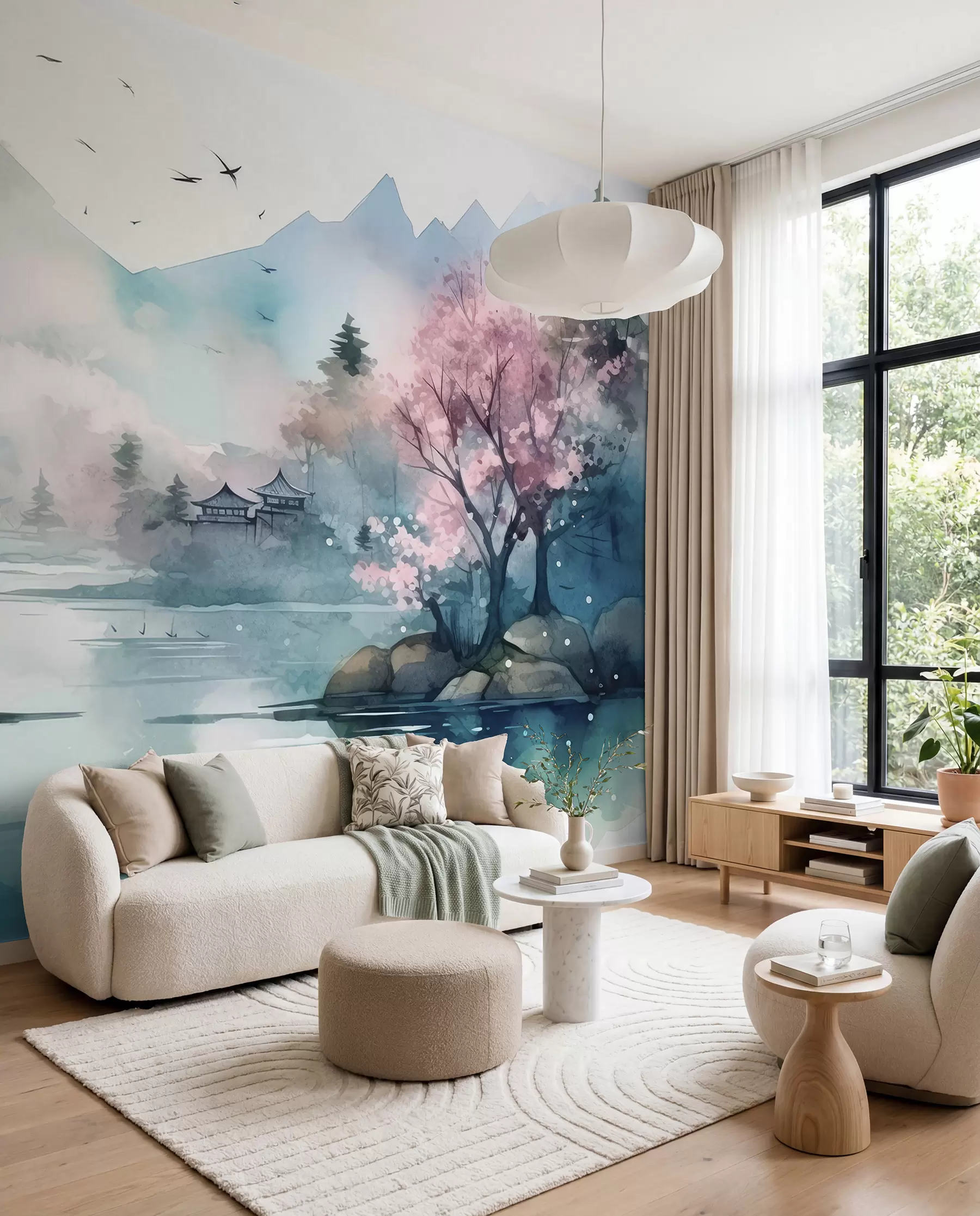 wall murals Bay mountain landscape u96039