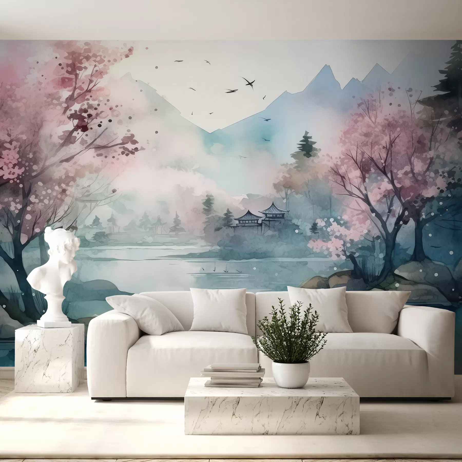 wall murals Bay mountain landscape u96039