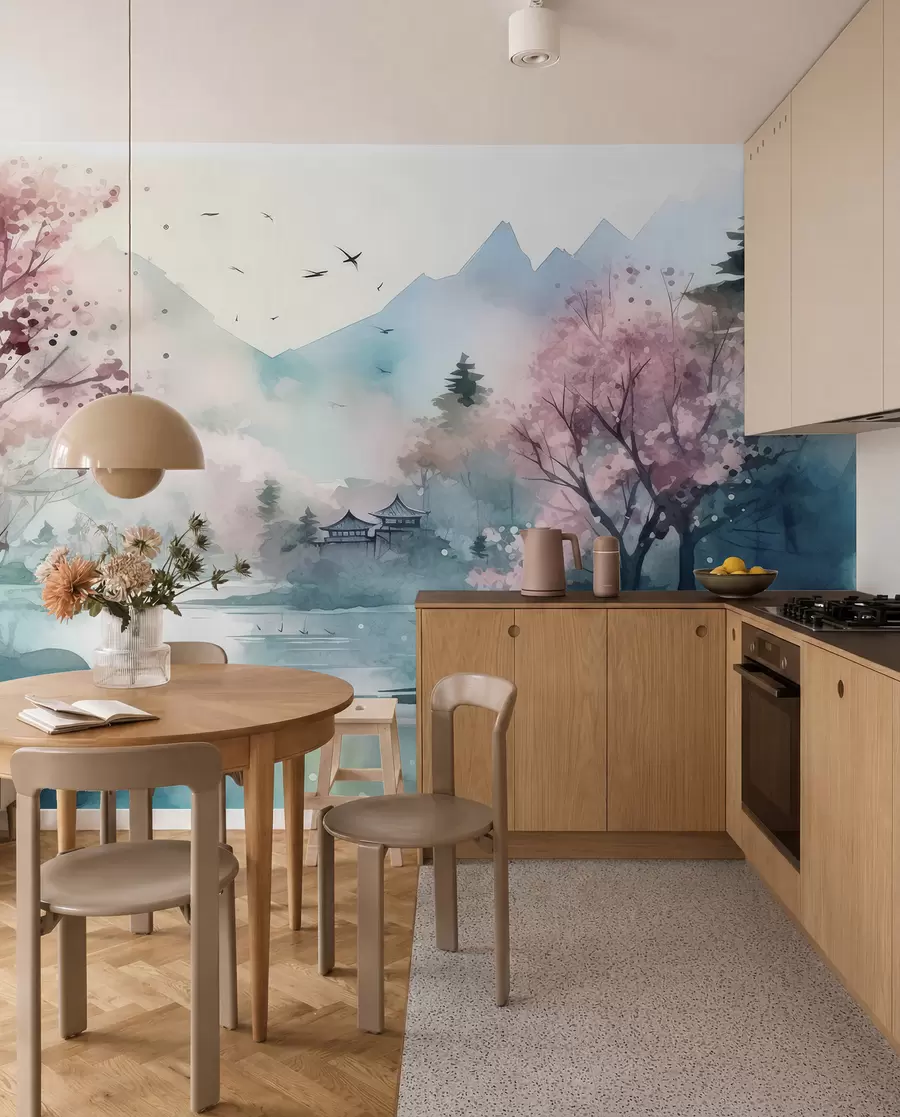 wall murals Bay mountain landscape u96039