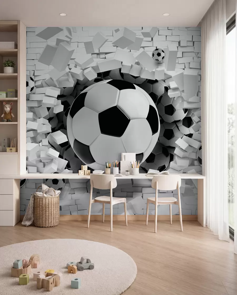 wall murals Football Breakthrough u96315