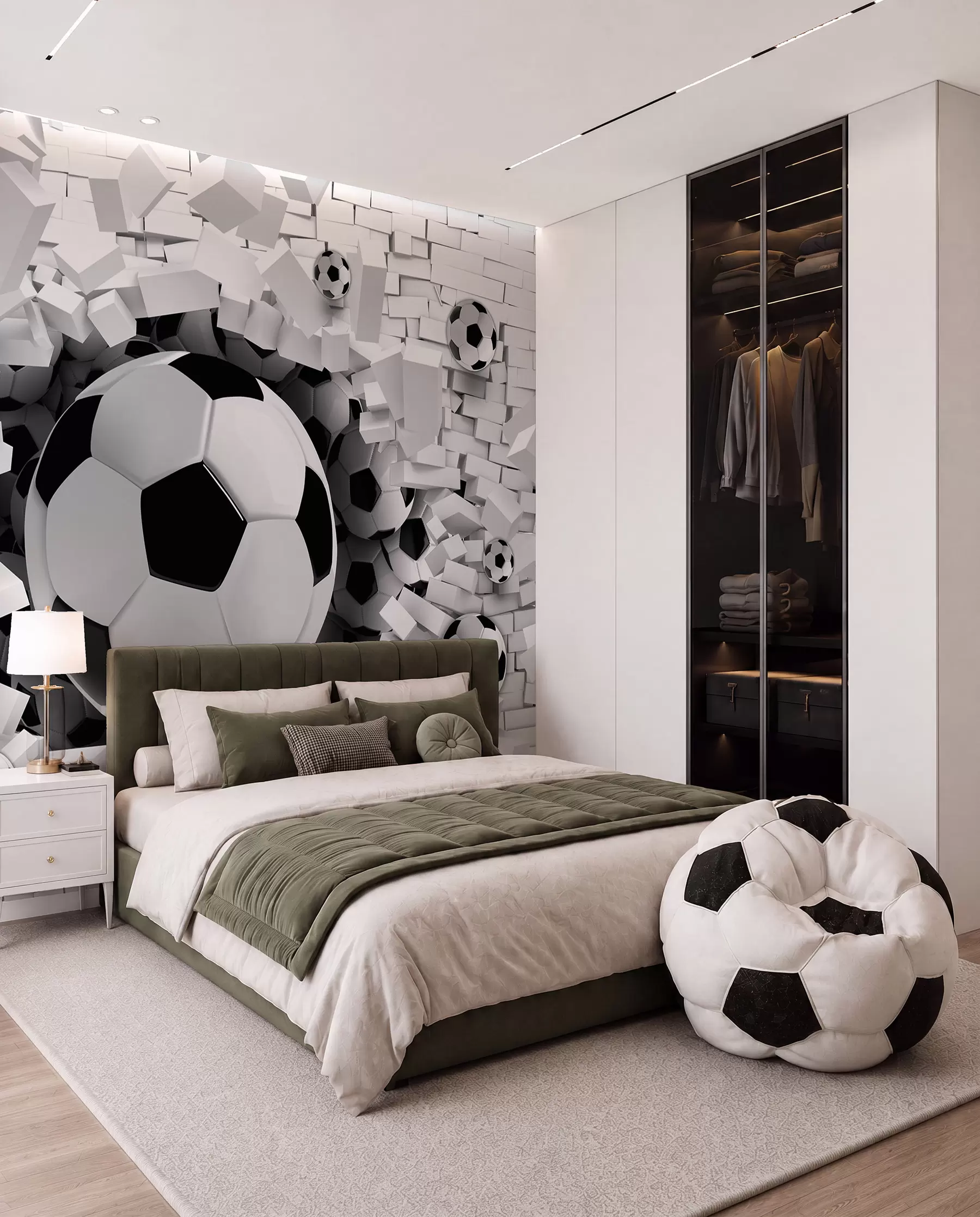 wall murals Football Breakthrough u96315