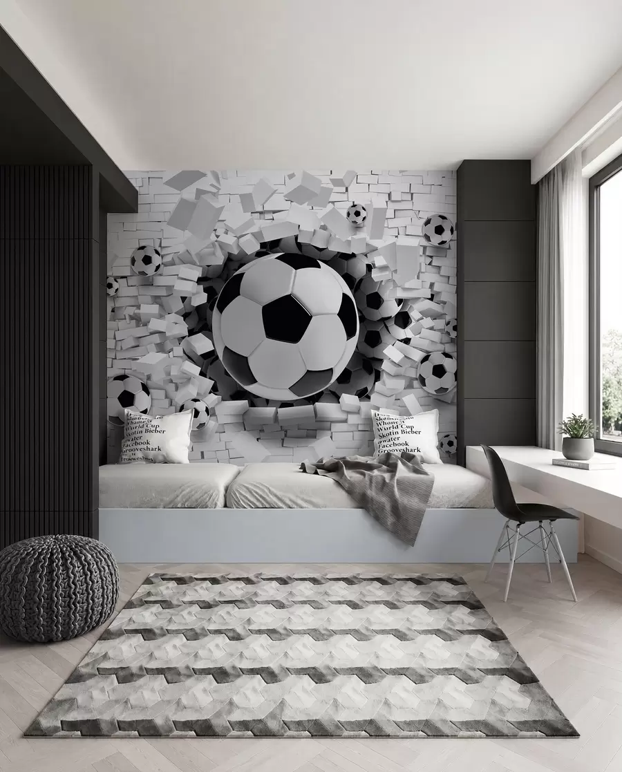 wall murals Football Breakthrough u96315