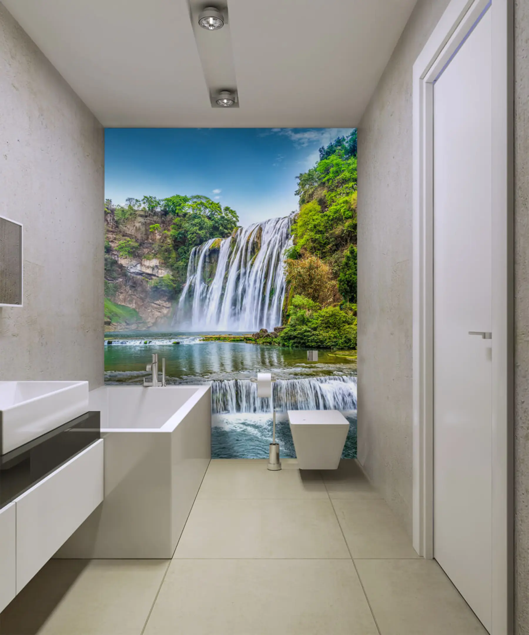 wall murals Cascades of waterfalls u12111