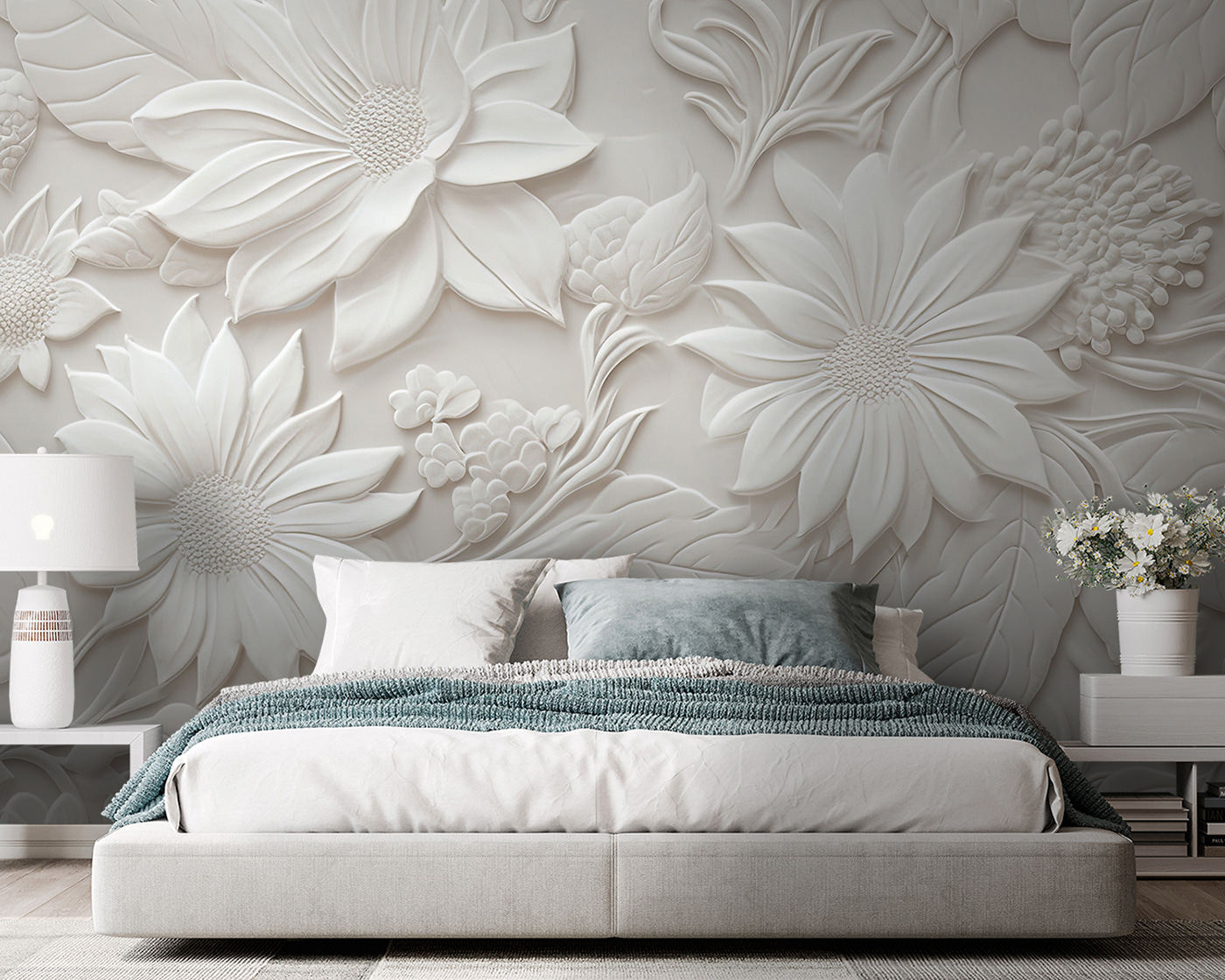 3D Rich Flower WG800 Wall Murals