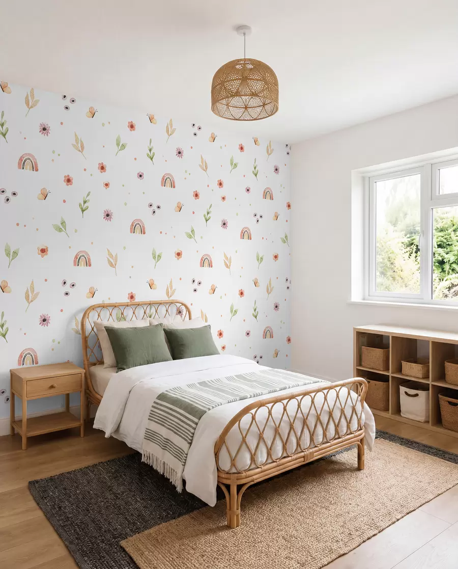 wall murals Children's watercolor drawing u96608