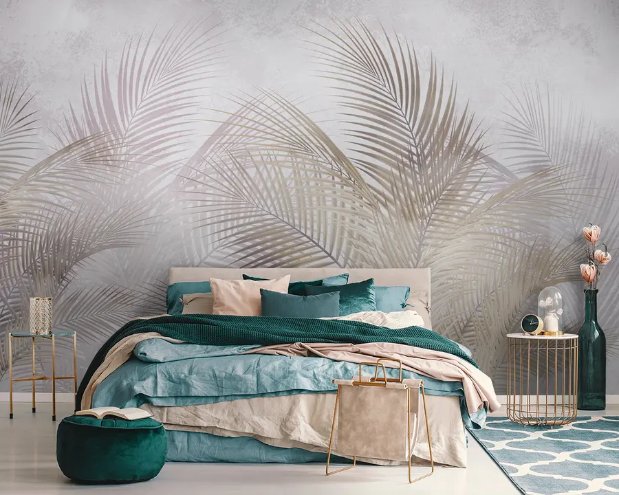 wall murals tropical trees and leaves u96860