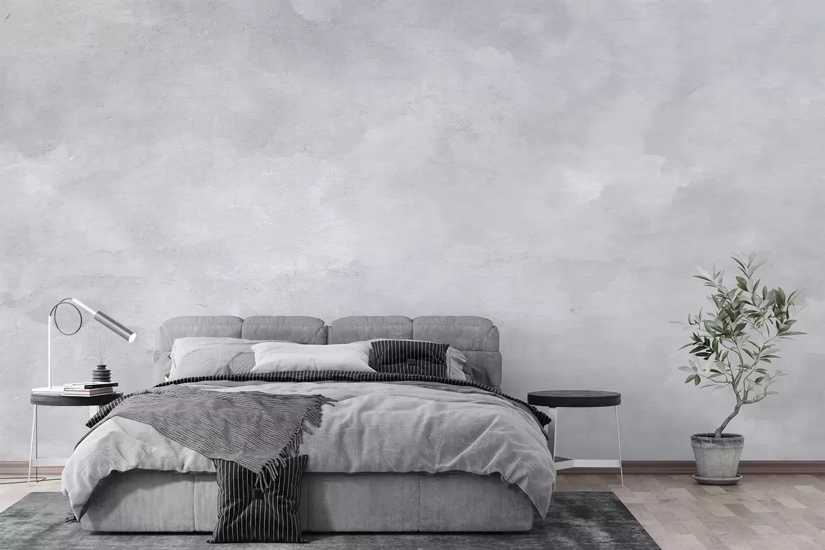 wall murals Gray smoky concrete u97232