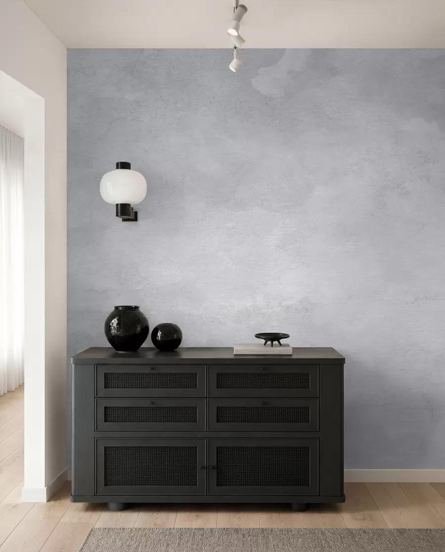 wall murals Gray smoky concrete u97232