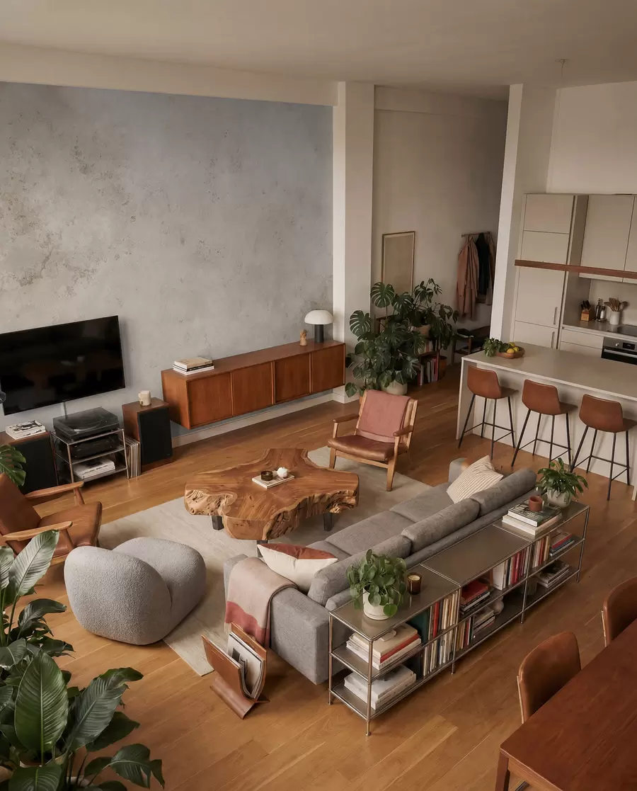 wall murals Warm Concrete u97236