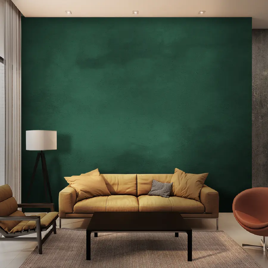 wall murals Emerald concrete wall u97239