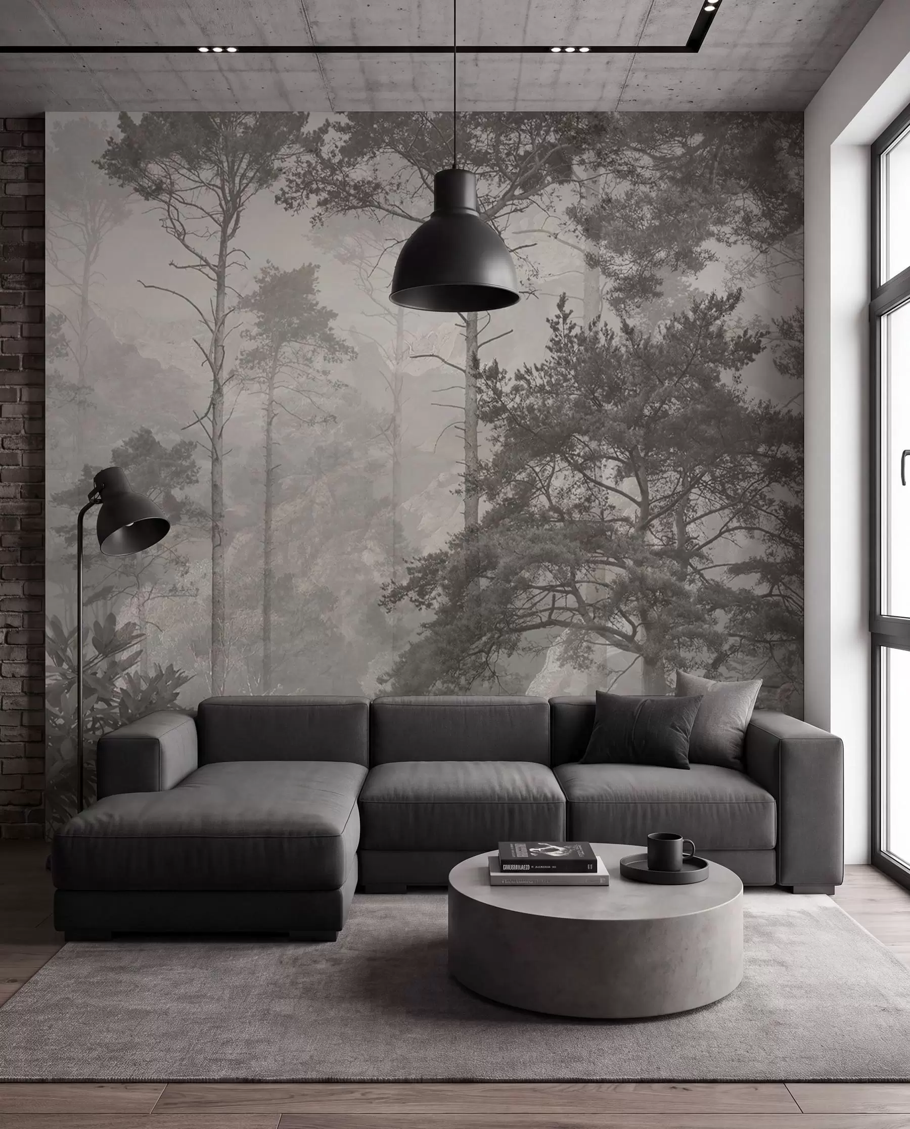 wall murals Woodland Veil u97190