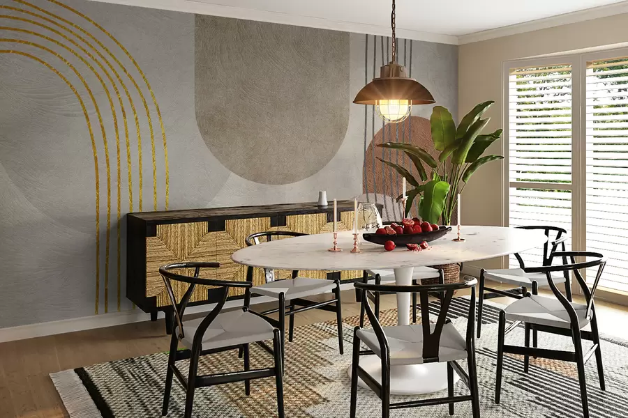 wall murals Abstract boho pattern u97255