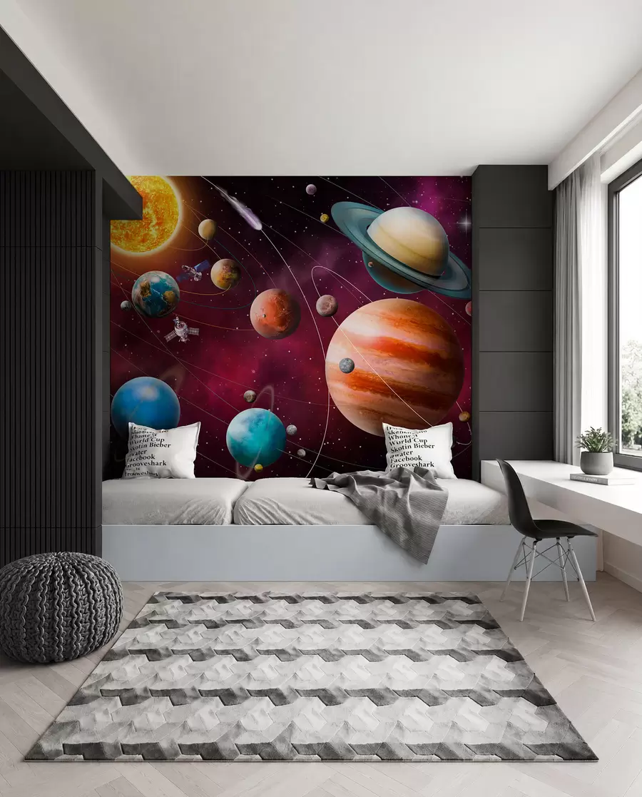 wall murals Space objects of the solar system u97423