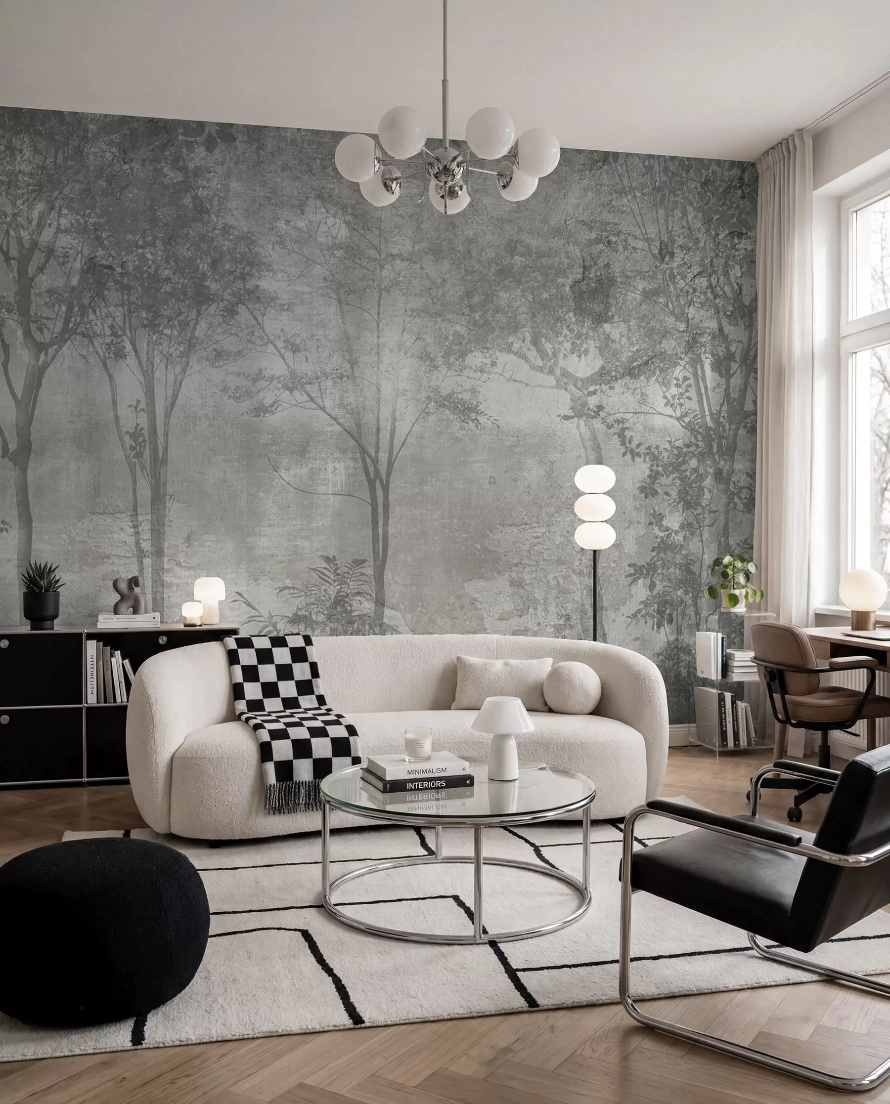 wall murals Forest in Stone Tones u97401