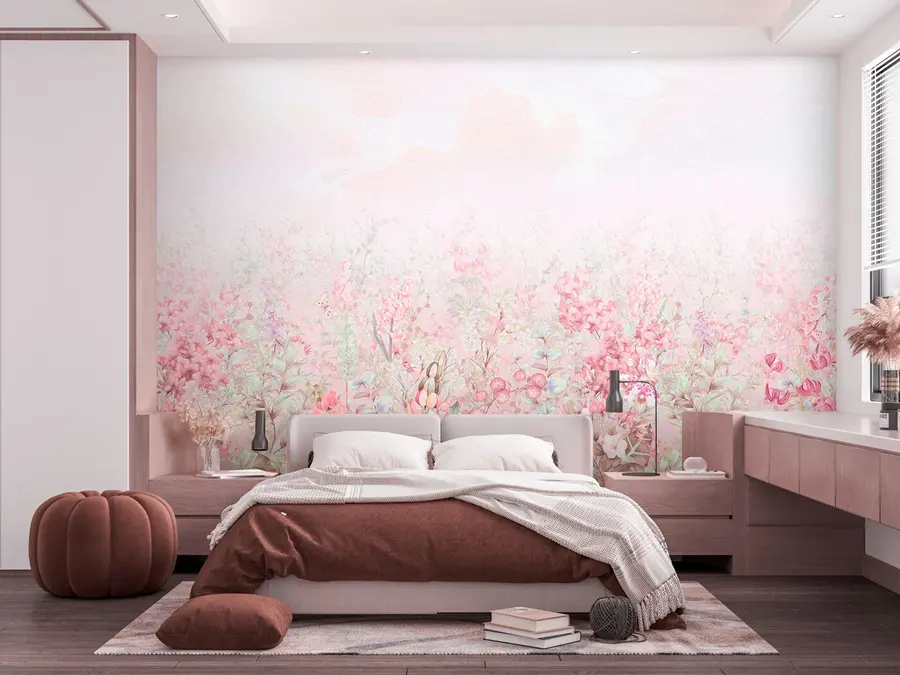 wall murals 3d relief flowers u97407