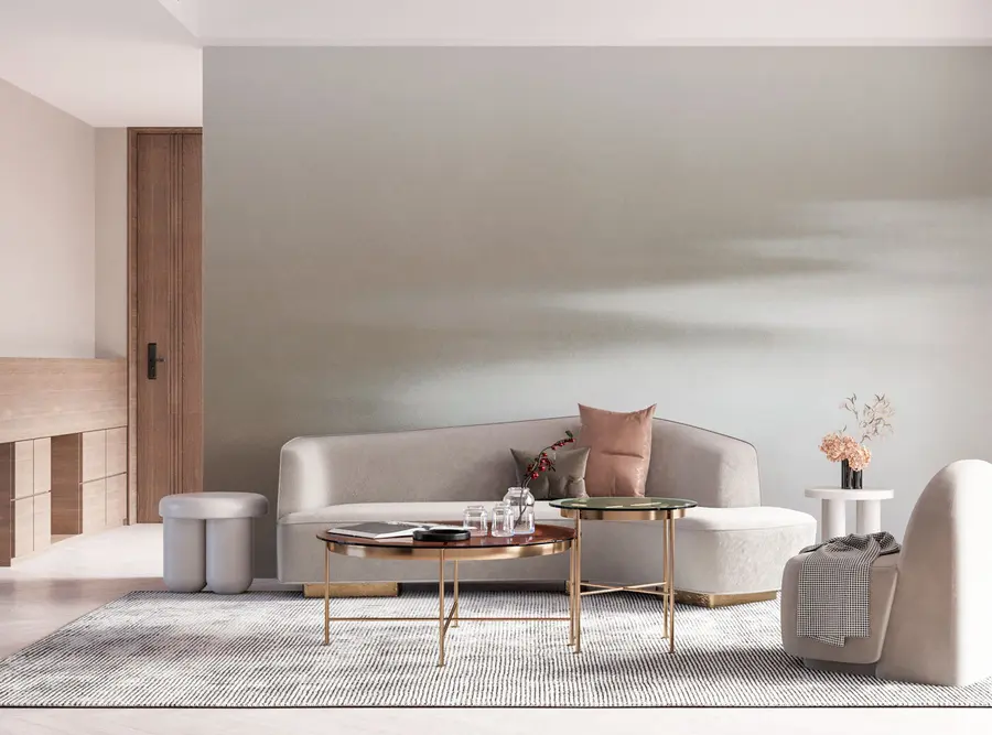 wall murals Beach and sea, stylish minimalism and loft u97452