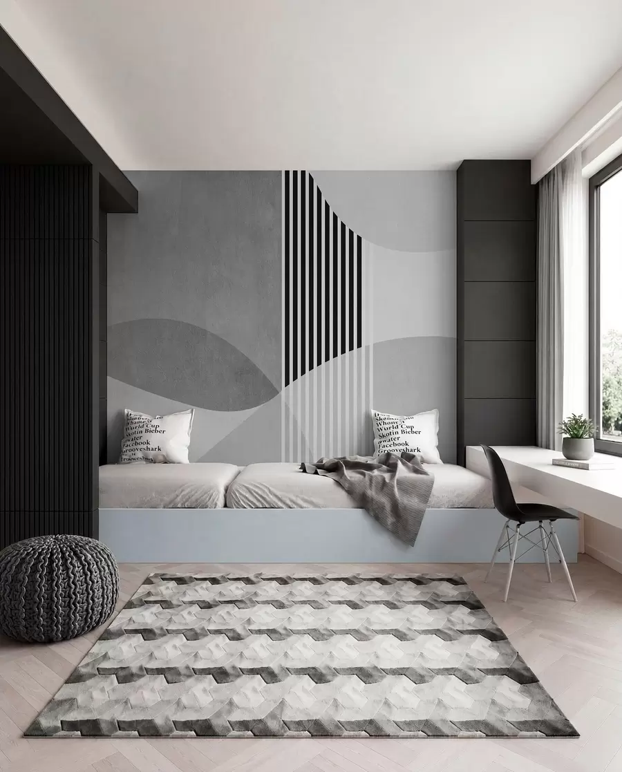 wall murals Retro Arches in Grey u74075v2