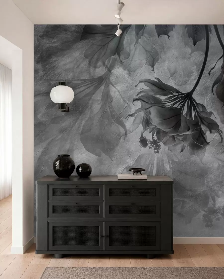 wall murals Branches in Silver Shadow u93927v2