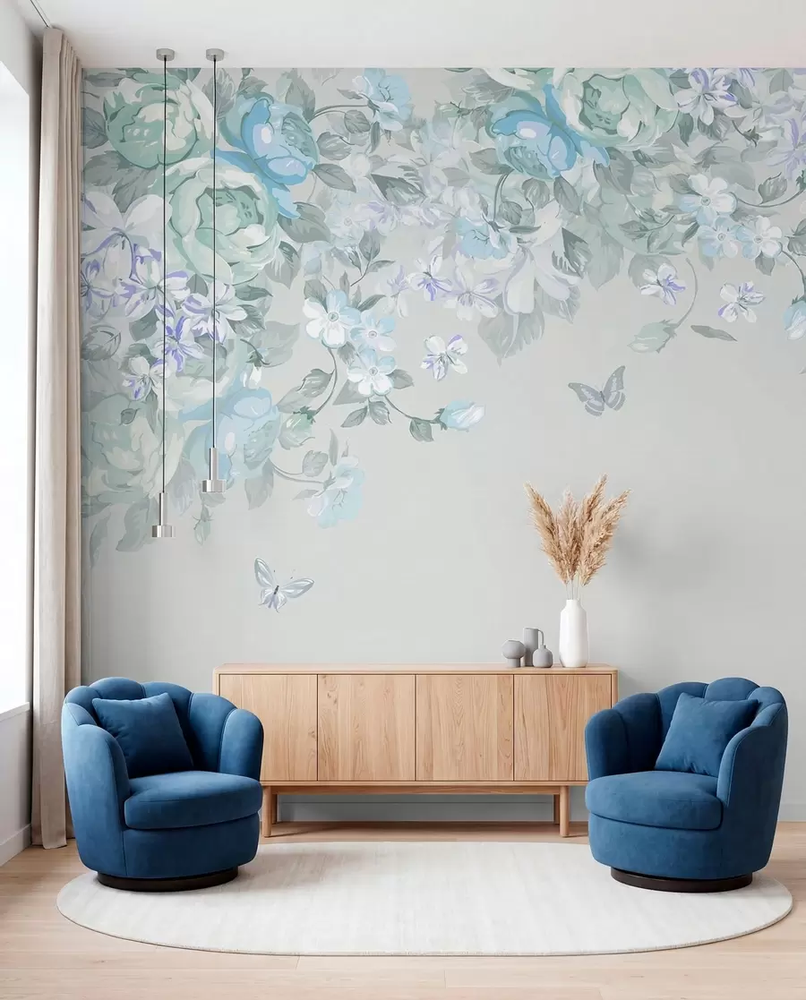 wall murals Blue Garden Arch u94295v1