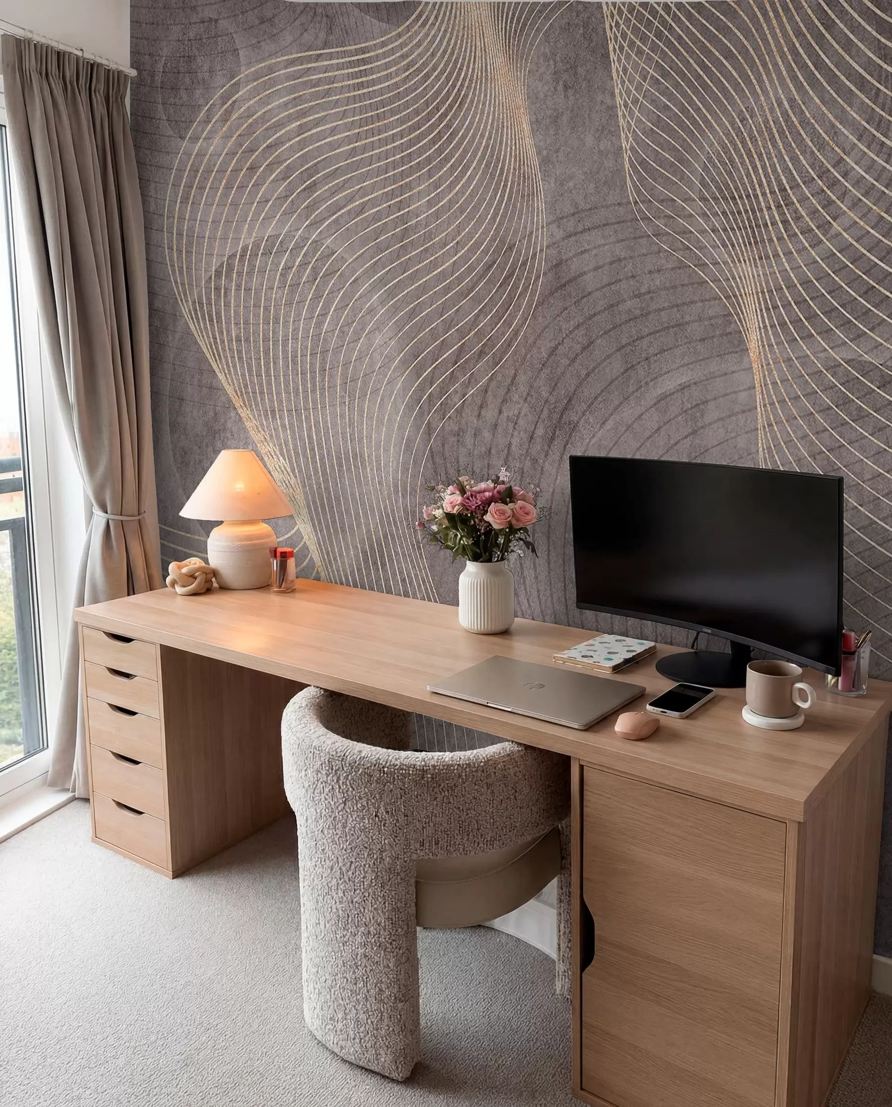 wall murals Woven Light u97469