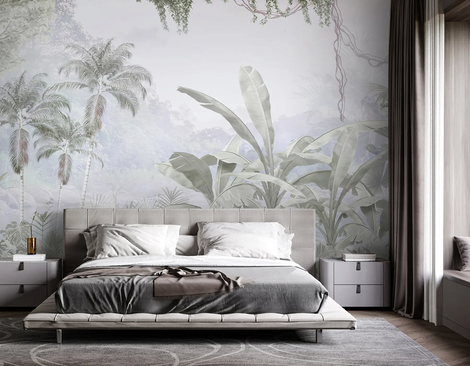 wall murals A tropical forest u97644