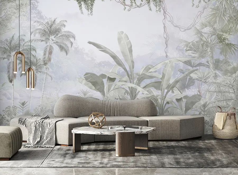 wall murals A tropical forest u97644