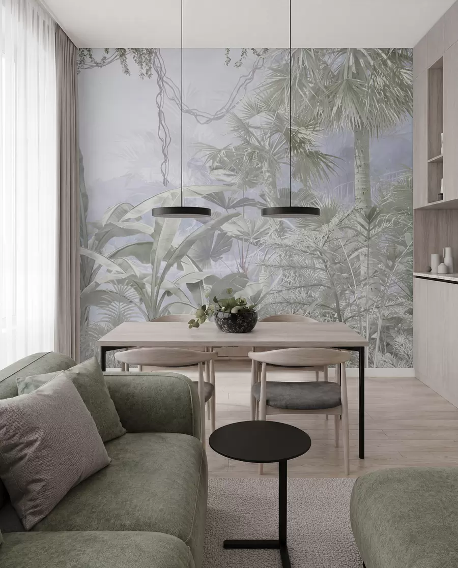 wall murals A tropical forest u97644