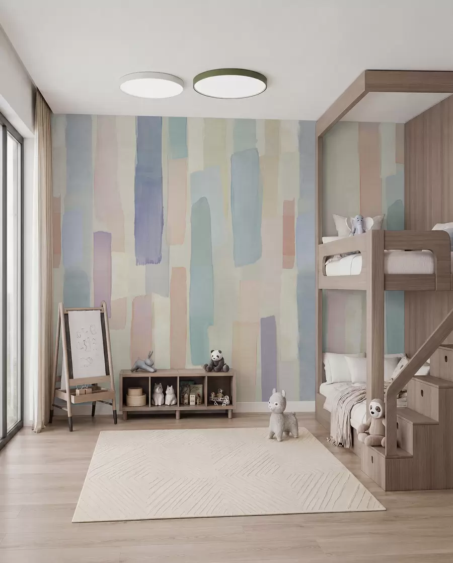 wall murals Pastel Brushstripes u97869