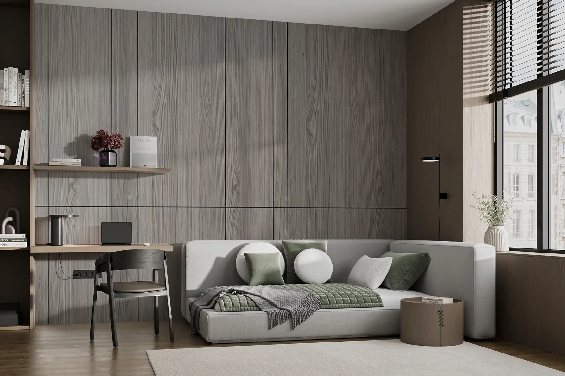 wall murals Wood panels u97466