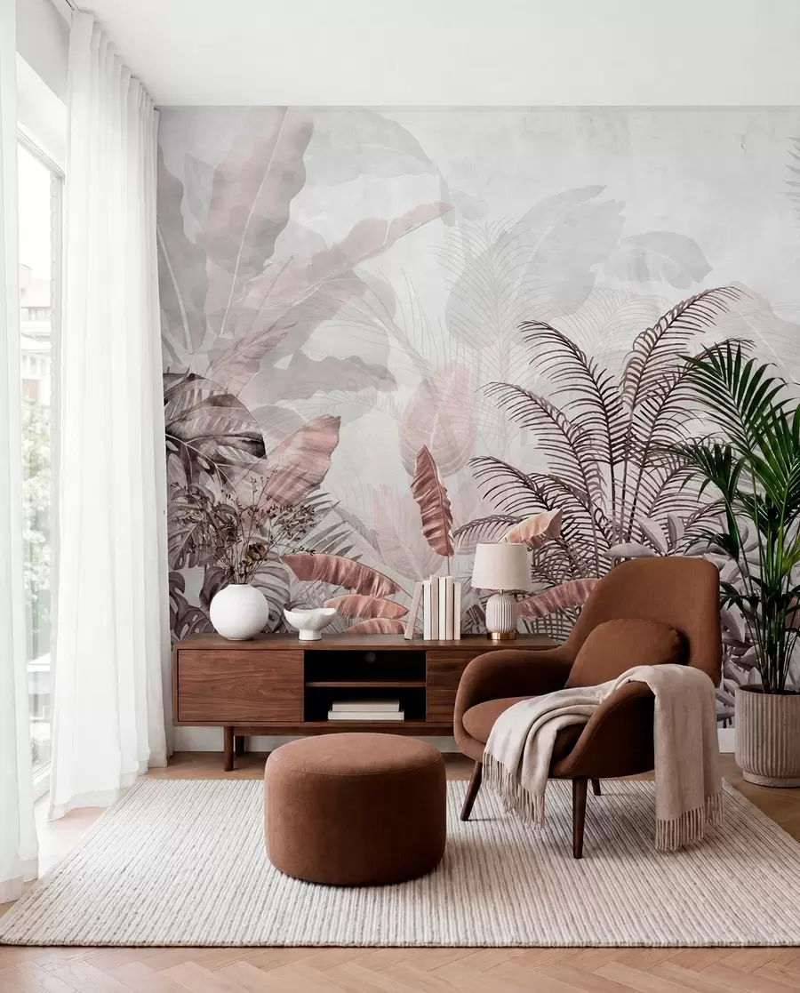 wall murals Jungle in Rosewood u71284v2