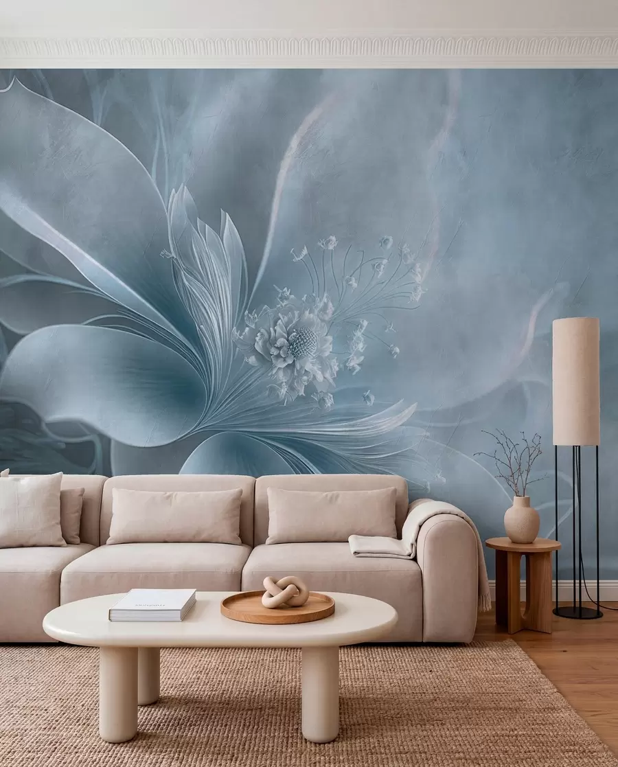 wall murals Blue Petal Veil u93944v1