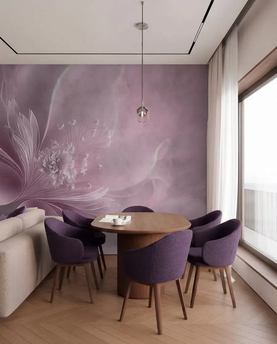 wall murals Mauve Petal Veil u93944v2