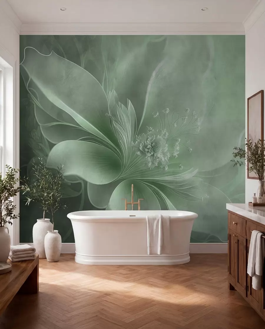 wall murals Sage Petal Veil u93944v3