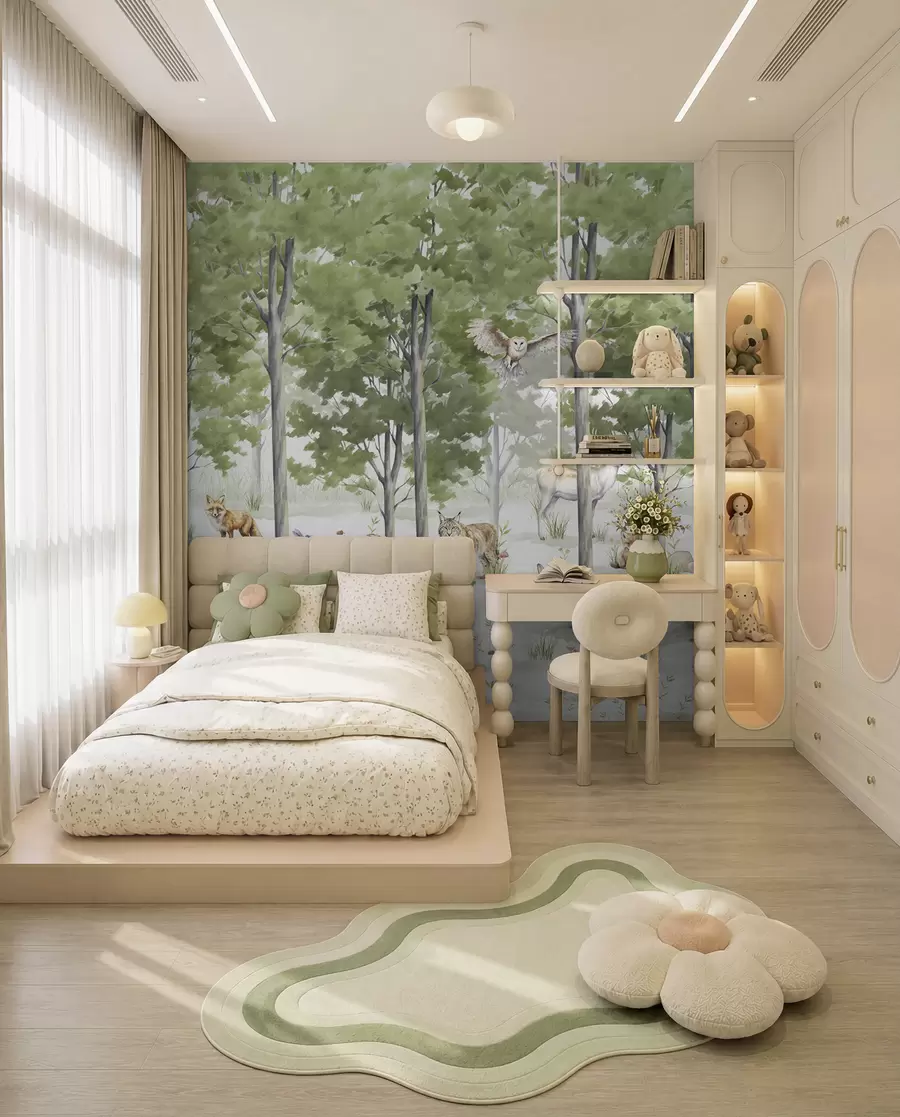 wall murals Woodland Friends u97741