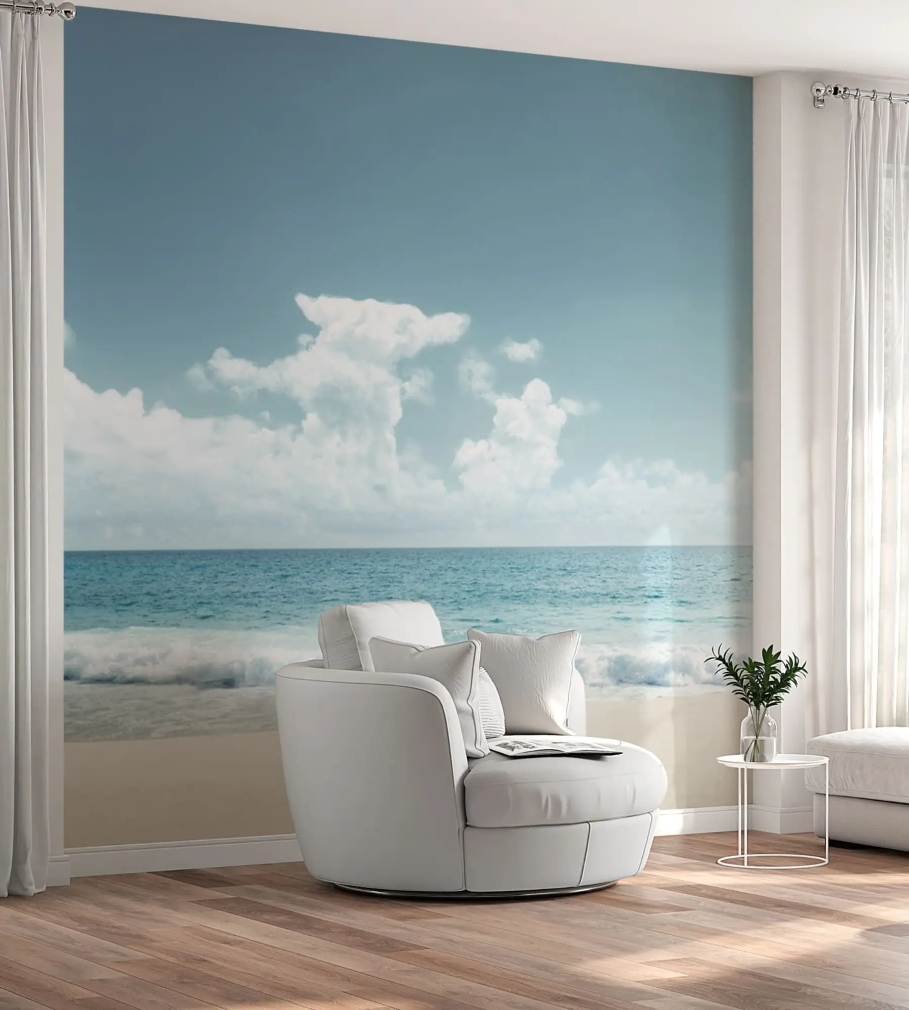 wall murals Maldives beach u97884