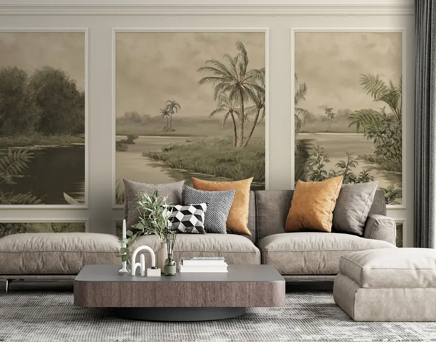 wall murals Landscape moulding u98243