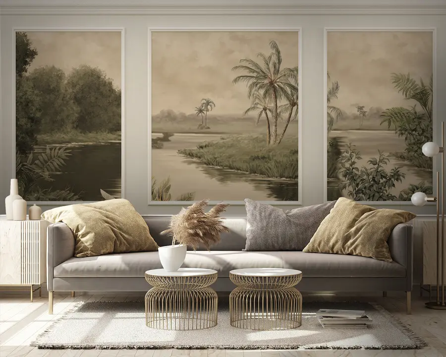 wall murals Landscape moulding u98243