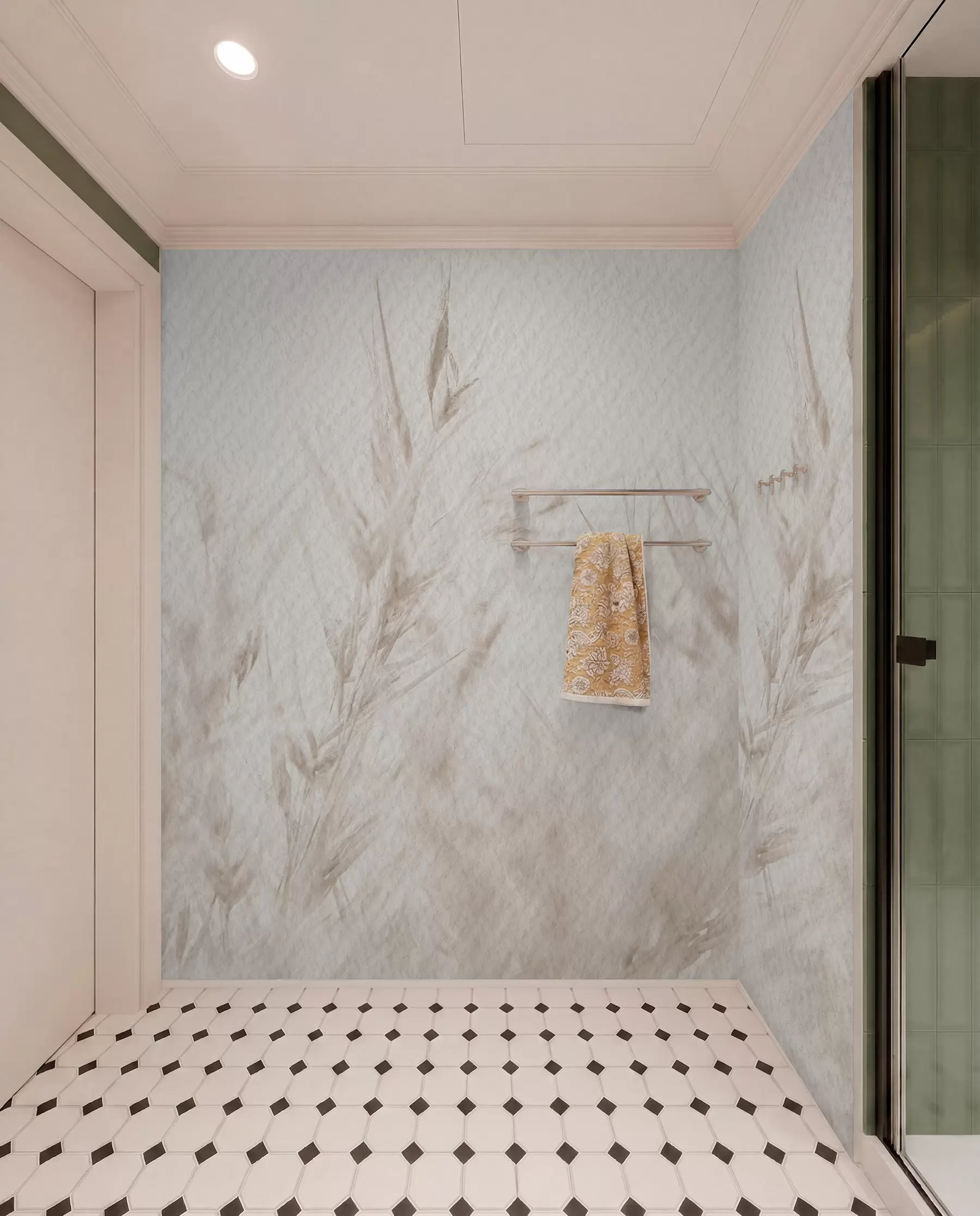 wall murals Grasses on Parchment u98438