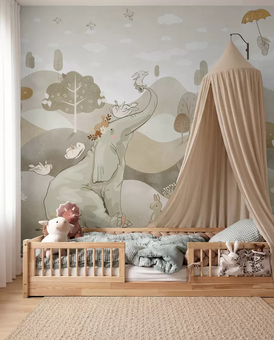 wall murals Woodland Storybook u98695