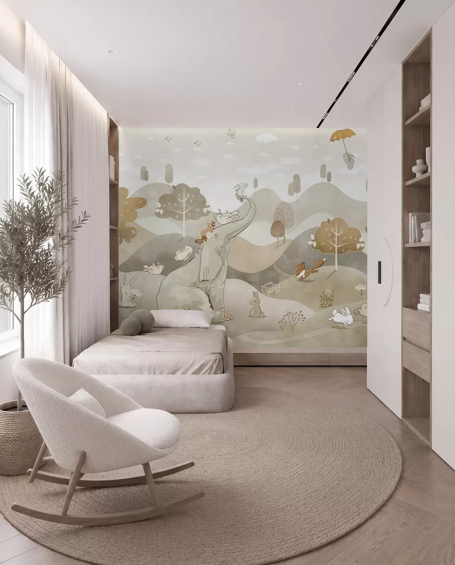 wall murals Woodland Storybook u98695
