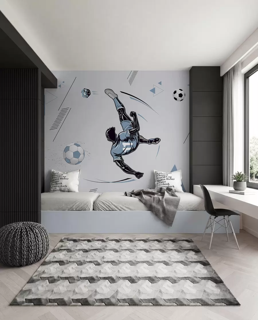 wall murals Bicycle Kick u98736