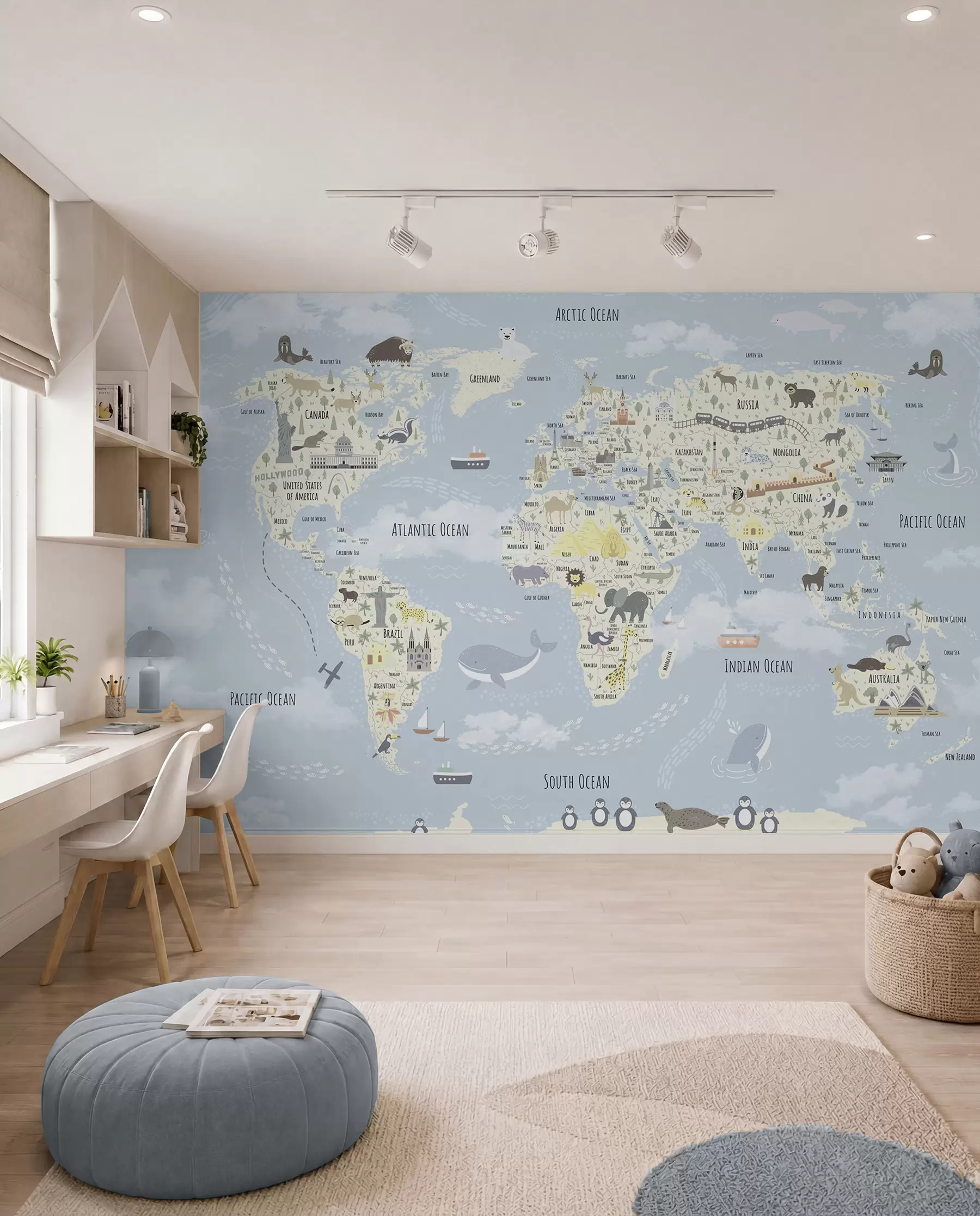 wall murals Little Wonders Atlas u96587