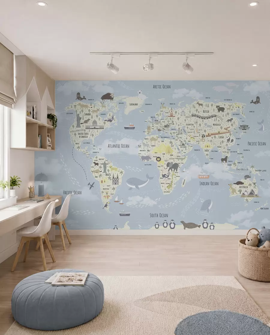 wall murals Little Wonders Atlas u96587