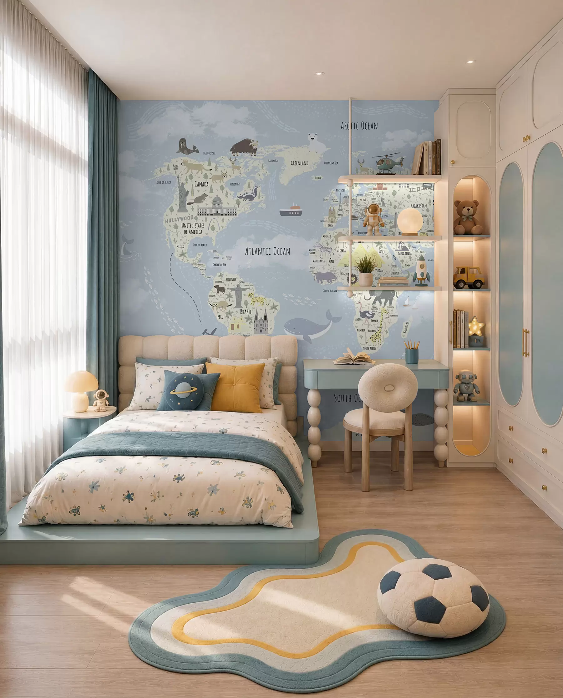 wall murals Little Wonders Atlas u96587