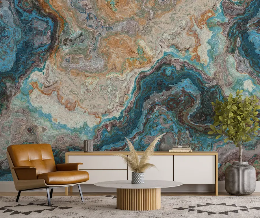 wall murals Untreated stone texture u97553