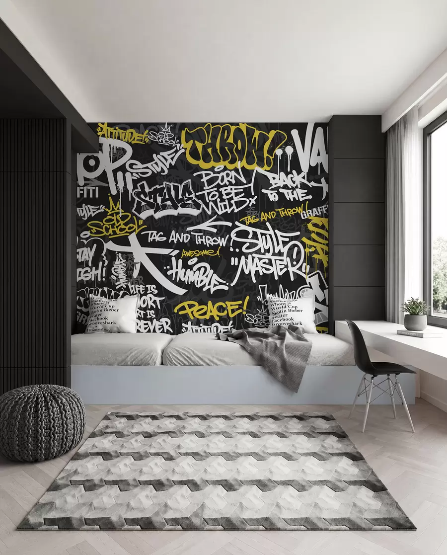 wall murals Urban Graffiti Rhythm u98895