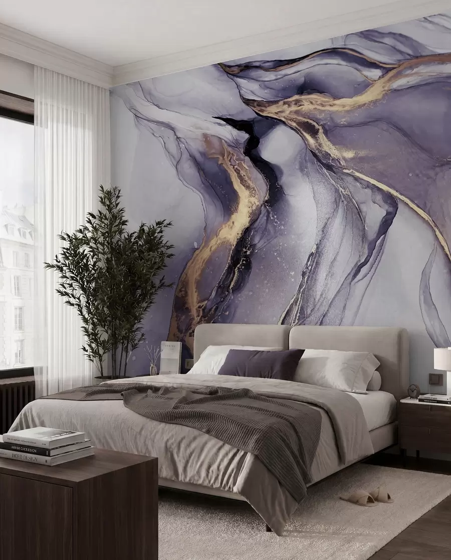 wall murals Amethyst Marble Rivers u18250v4