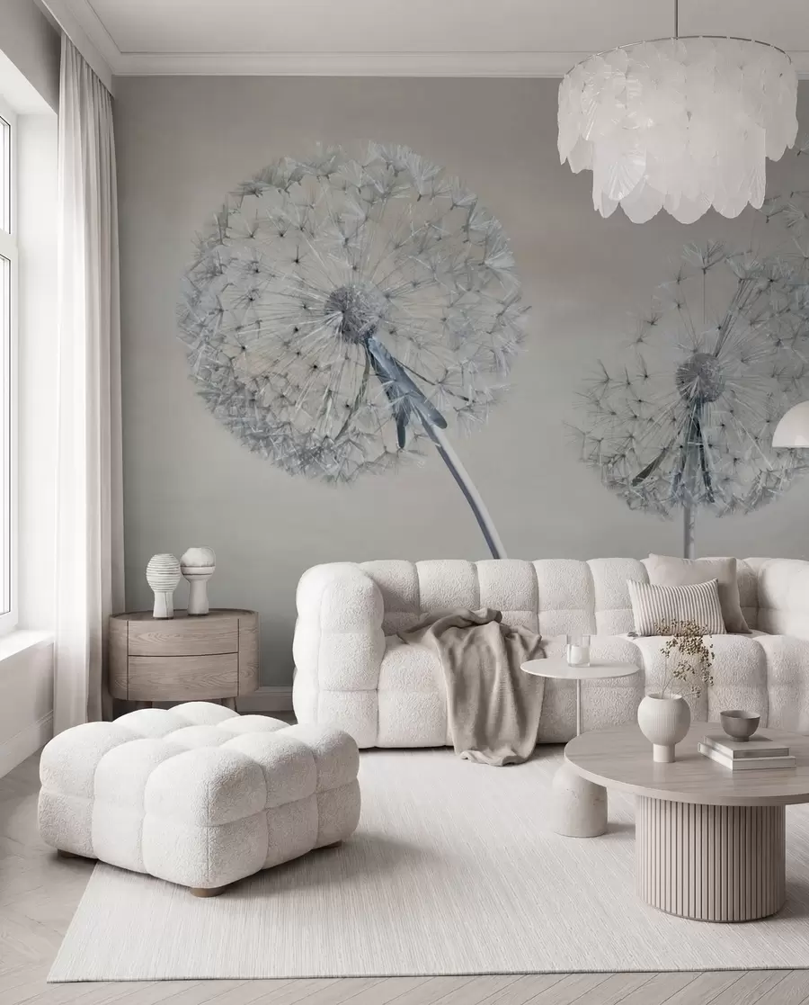 wall murals Large dandelions u44628v1